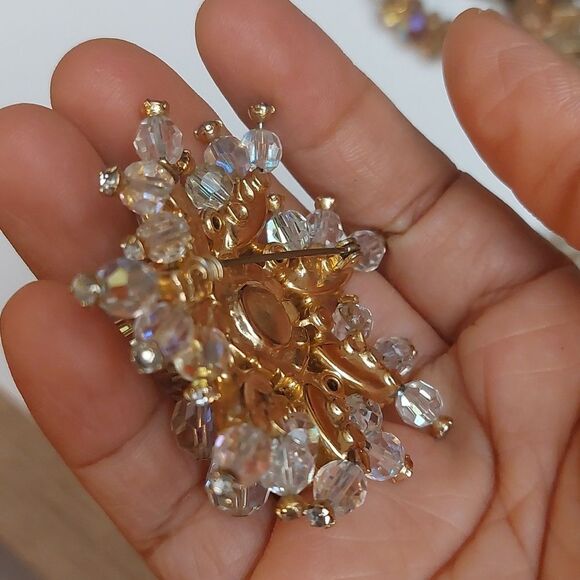 Juliana Delizza & Elster Breathtaking AB Rhinestone Snowflake Brooch Pin - Picture 8 of 9